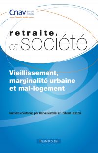 Couverture du numéro Vieillissement, marginalité urbaine et mal-logement