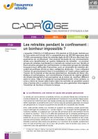 Cadr'@ge , n° 49 – Les retraités pendant le confinement : un bonheur impossible ?
