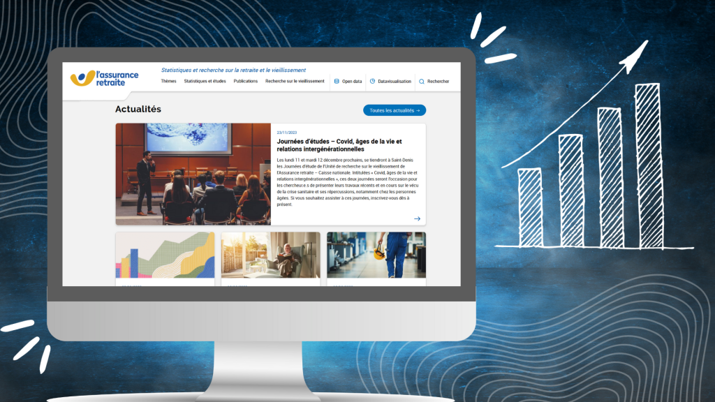 Visuel du nouveau site Statistiques et recherche