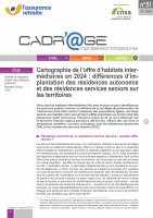 Cadr'@ge, n° 51 – Cartographie de l'offre d'habitats intermédiaires en 2024